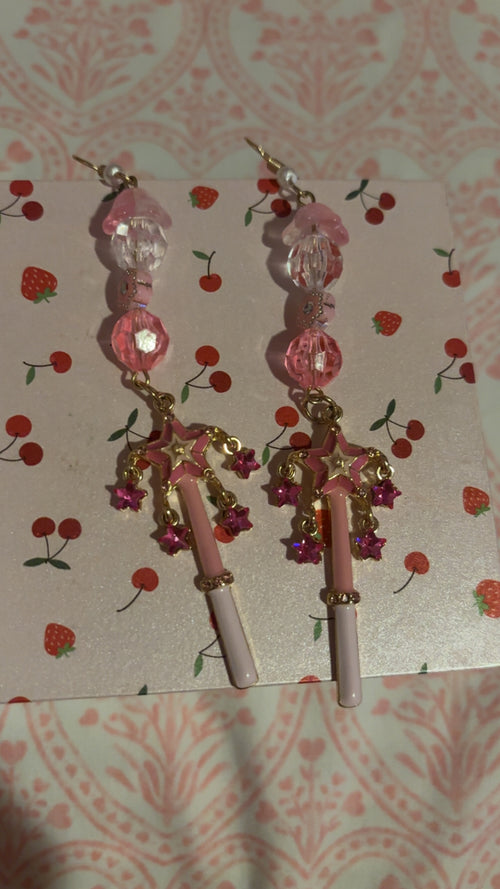Wand earrings